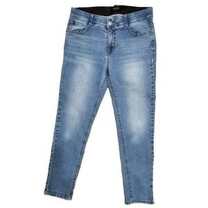 Curve Appeal Womens Size 8 29 Light Wash Stretch Denim Skinny Jeans Pants